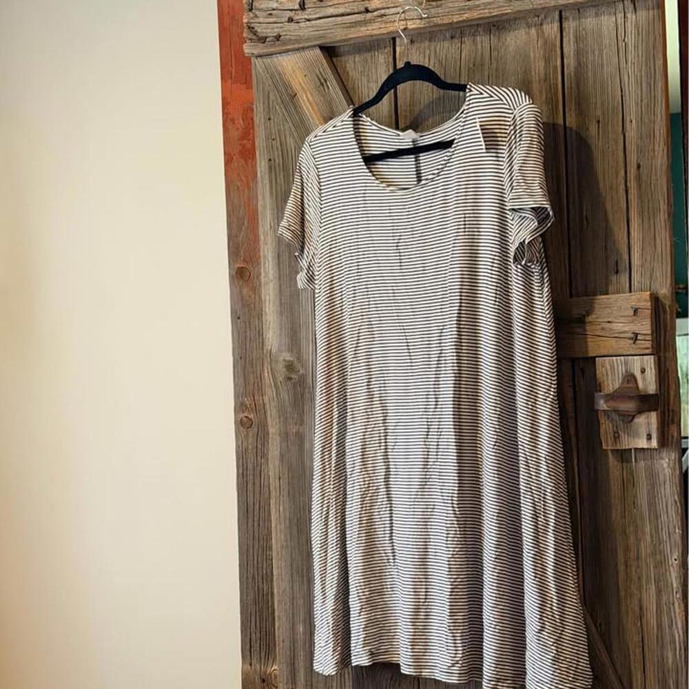 Old Navy Striped Casual Dress XL